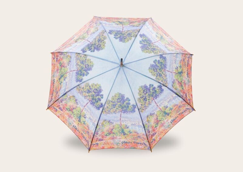 The Everyday Umbrella - View of Antibes from the Plateau-Notre Dame Wooden Handle