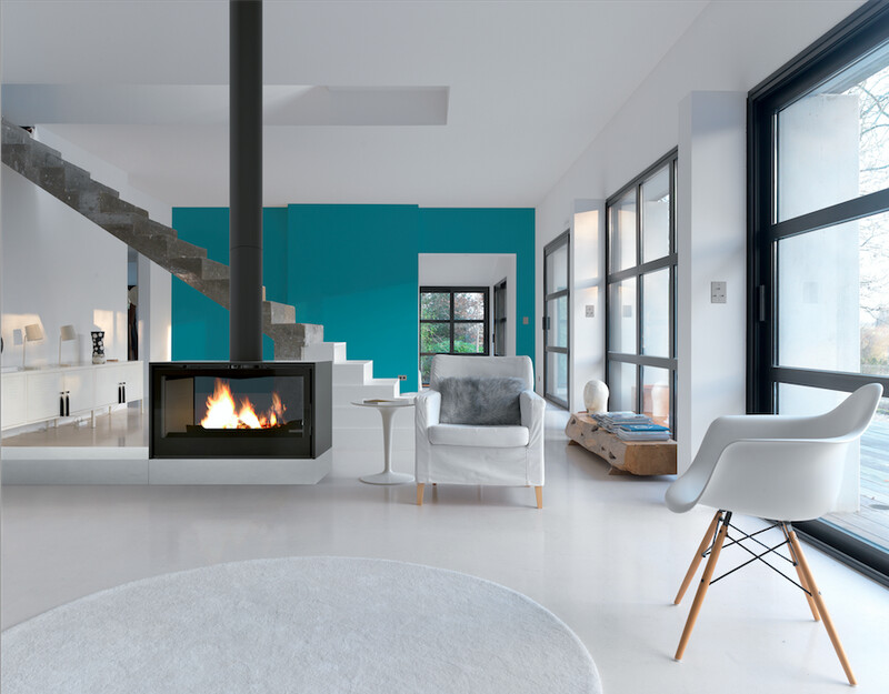 Axis 1000FS Double Sided Freestanding Fireplace