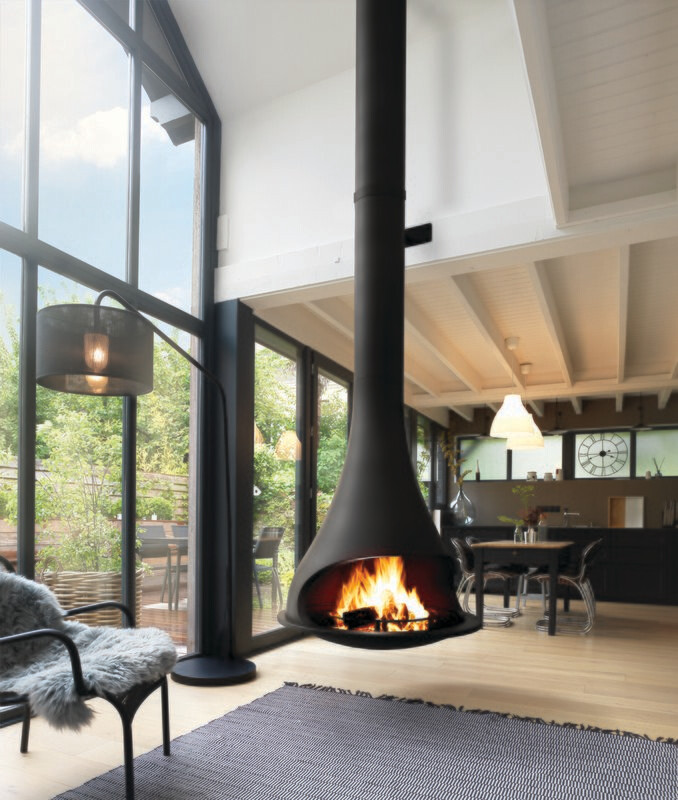JC Bordelet Tatiana 997 Suspended Fireplace