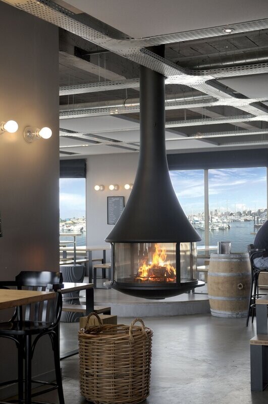 JC Bordelet Zelia 908 Suspended Fireplace