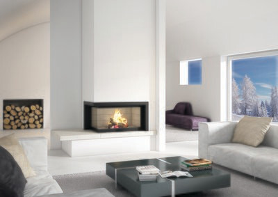 Axis H1200 VLG Two Sided Fireplace