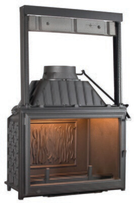Seguin Super 9 Cheminee Fireplace with Swing & Lift door