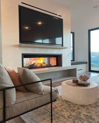 Axis 1600 XXL Double Sided Fireplace