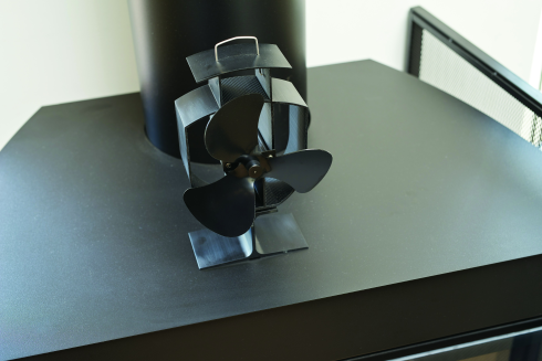 Small fan for heater