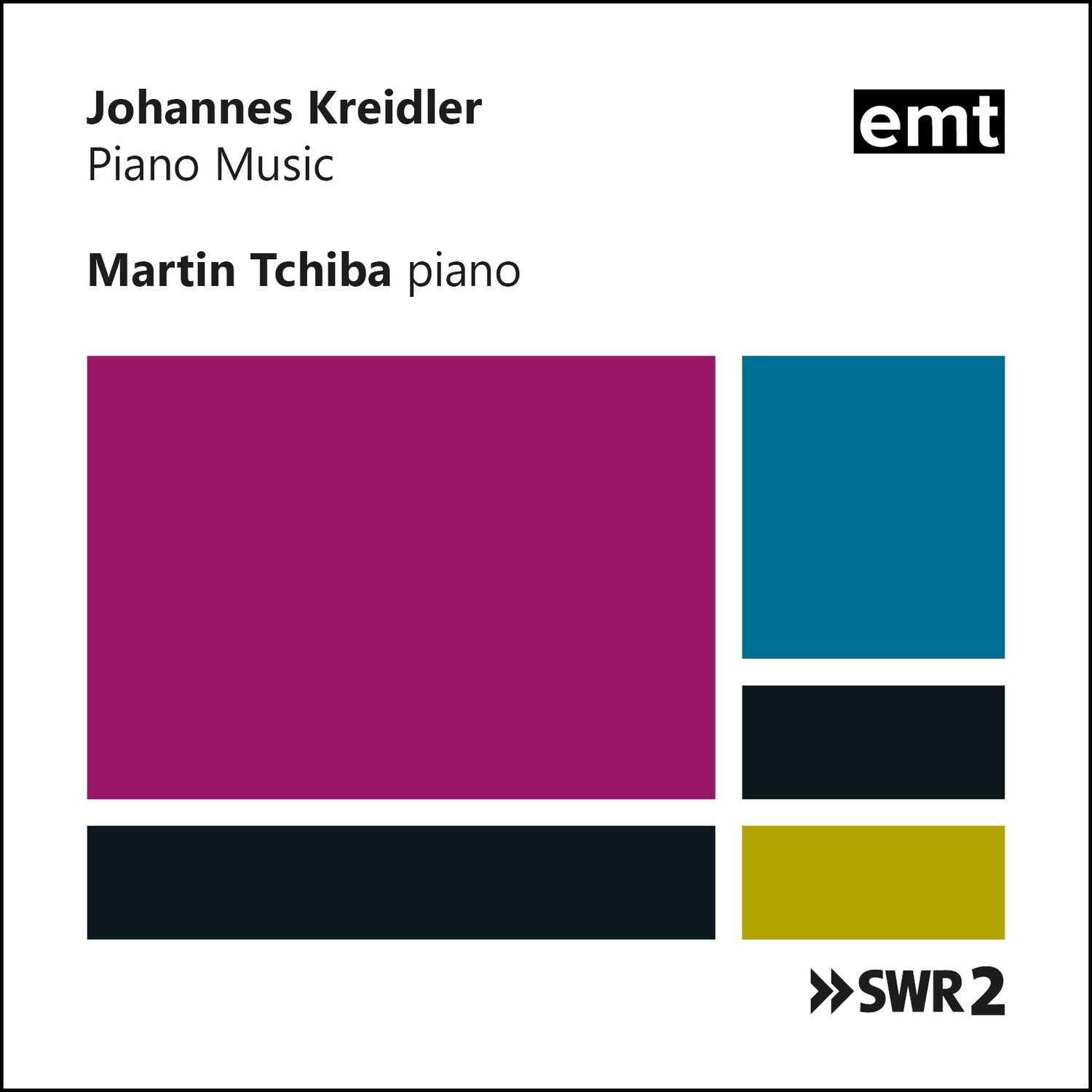 Johannes Kreidler: Piano Music. Martin Tchiba, piano
