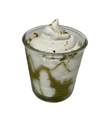 Bicchierino mousse cioccolato bianco e pistacchio