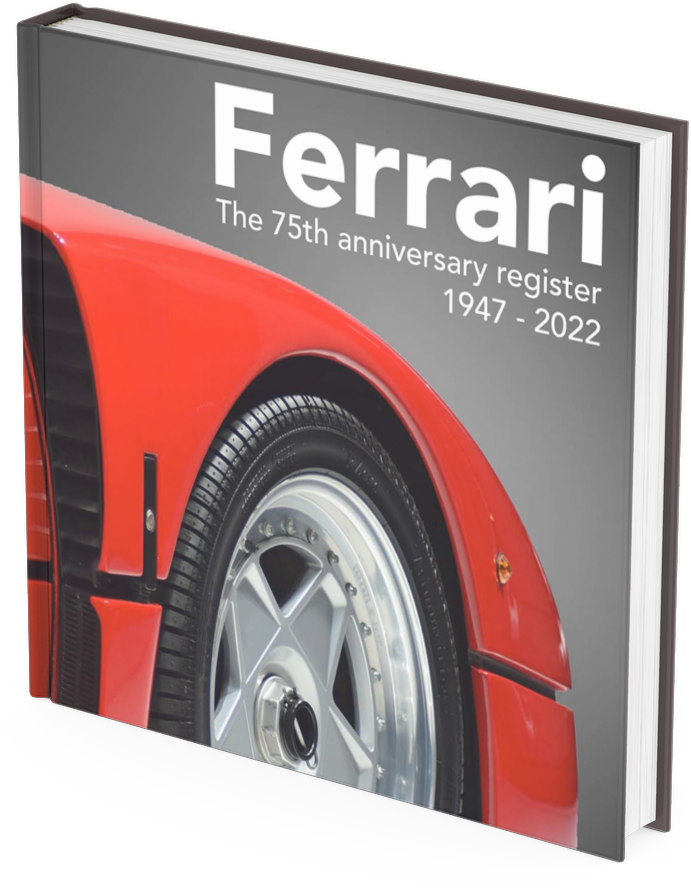 Official Ferrari dealer double page spread