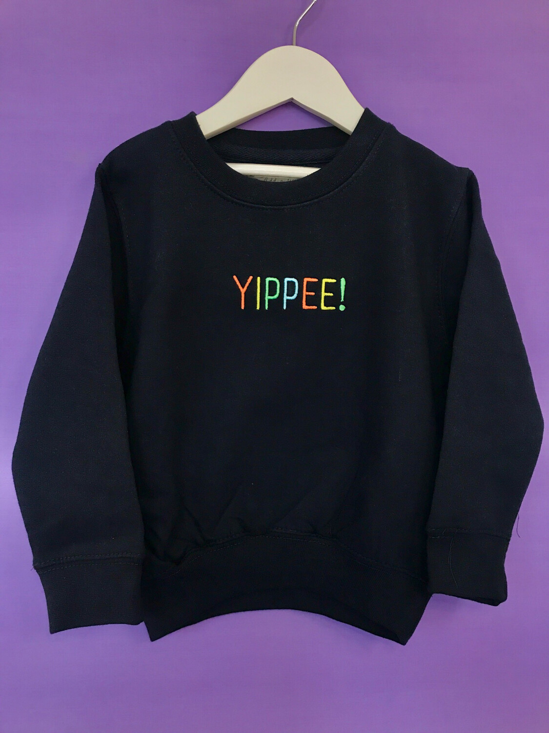 'YIPPEE!' Customisable Children's Sweatshirt