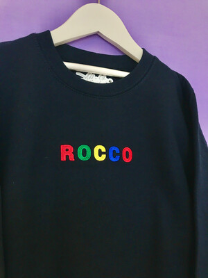 Personalised Bold Font Children's Sweatshirt
