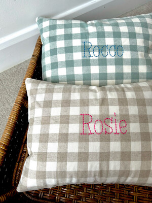 Linen Cushion With Name