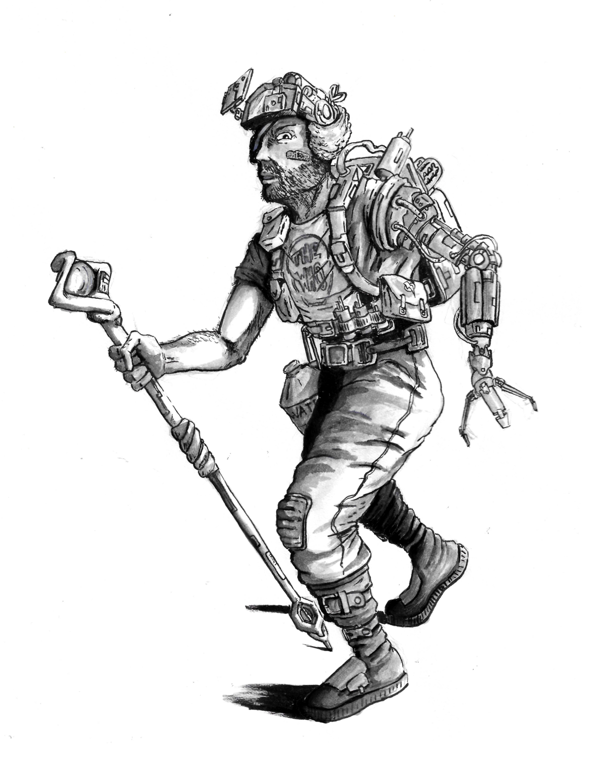 Wanderer (original Illustration)