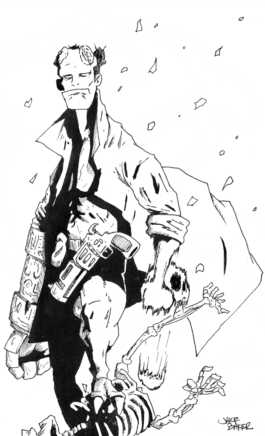 Hellboy (Original Illustration)