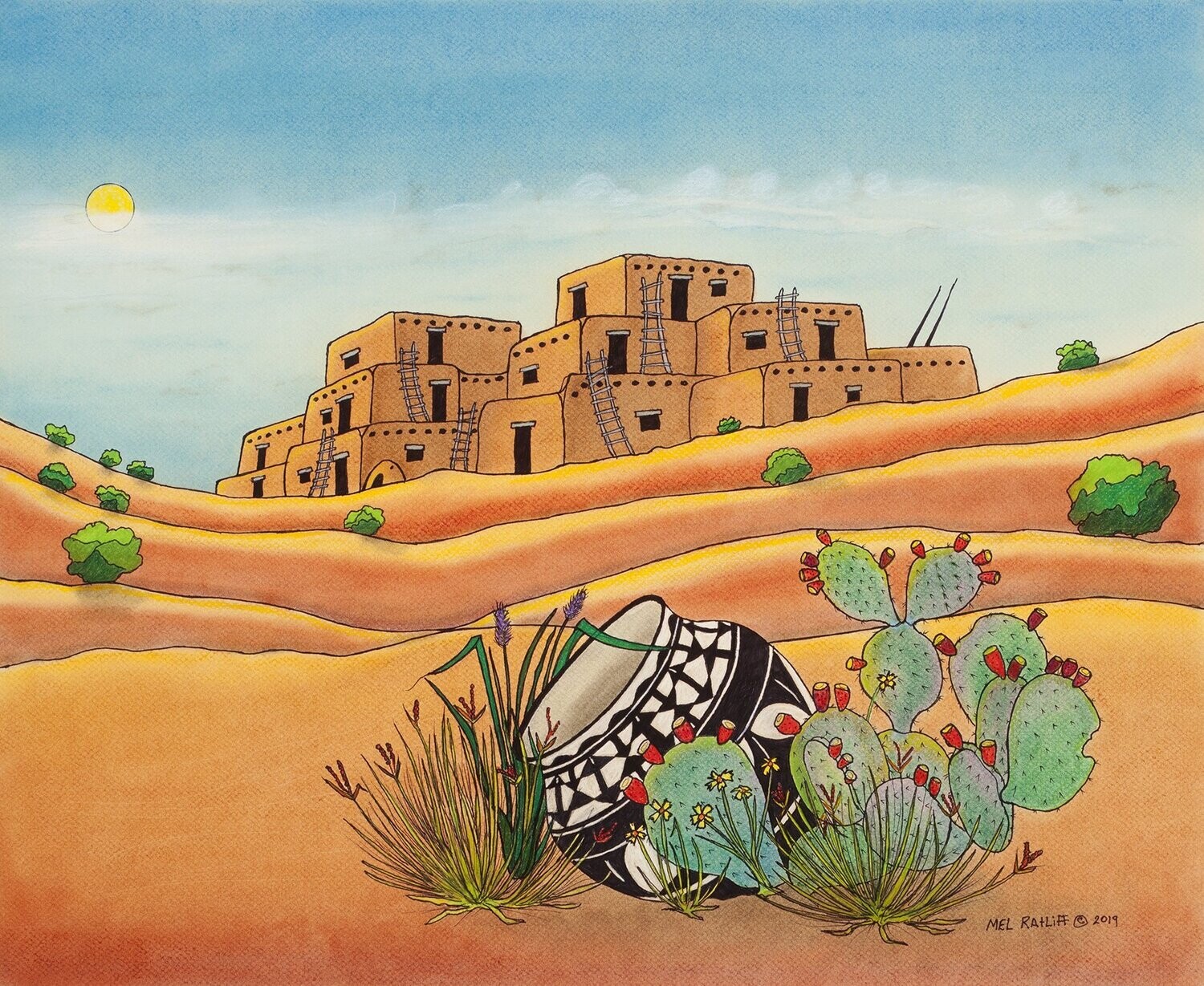 Hot Day at the Pueblo
