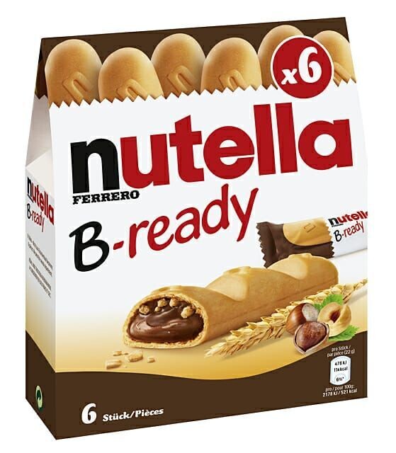 NUTELLA BREADY T6 (16PACK)