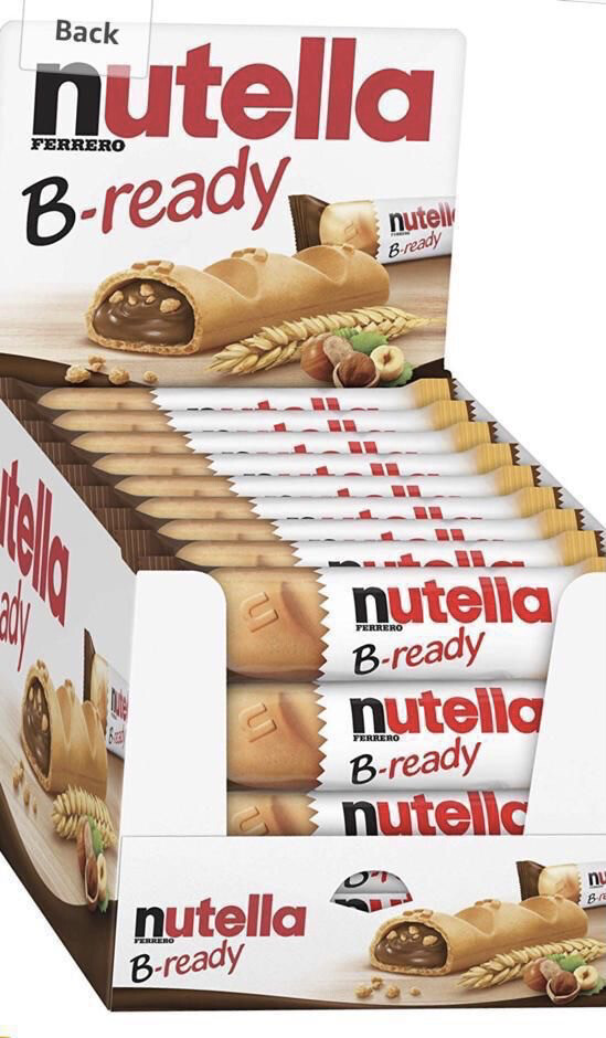 NUTELLA BREADY SINGLE (30PACK)