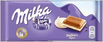 MILKA CHOCOLATE BAR 100gr  YOGURT (22PACK)