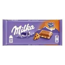 MILKA CHOCOLATE BAR 100gr  CHIPS AHOY (22PACK)
