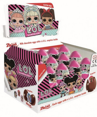 LOL CHOCOLATE SURPRISE EGGS (24PACK)