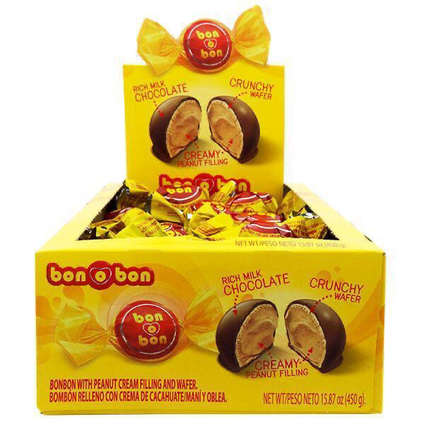 BON O BON AO LEITE YELLOW DISPLAY (30PACK)