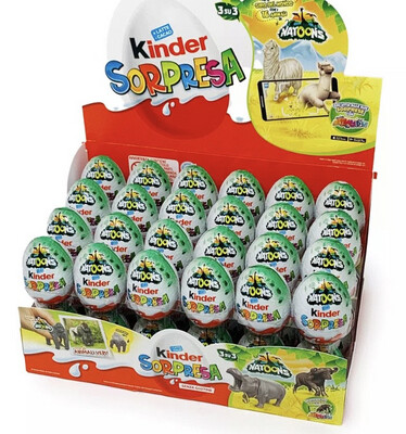 KINDER SURPRISE NATOONS (72PACK)