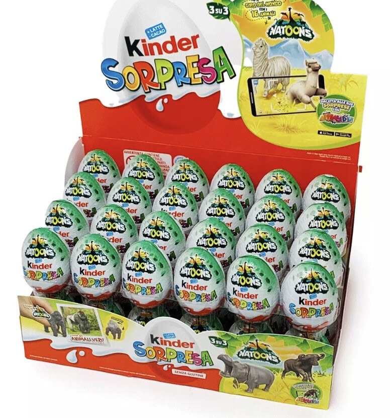 KINDER SURPRISE NATOONS (72PACK)