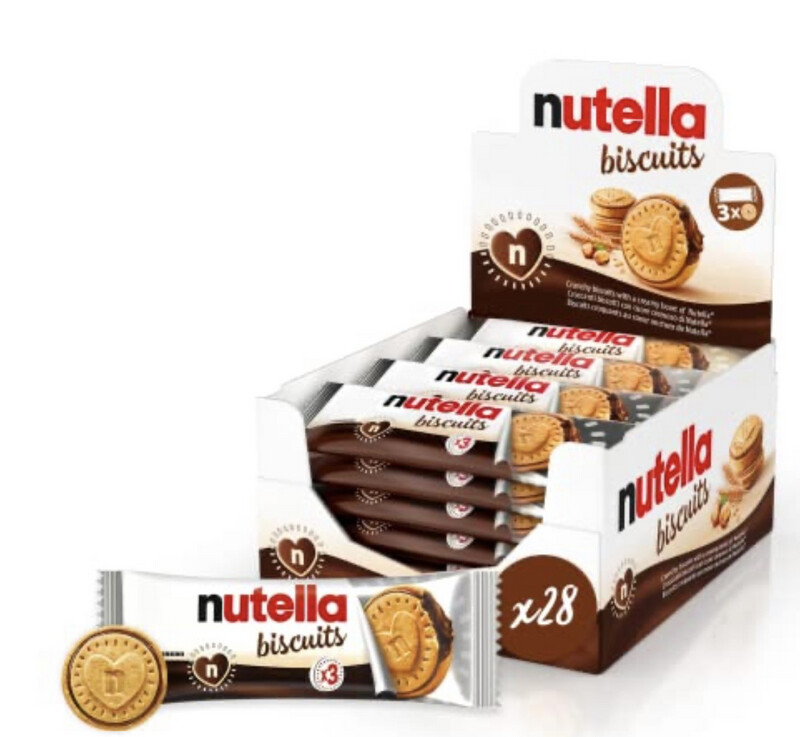NUTELLA COOKIE T3 SMALL DISPLAY (28PACK)