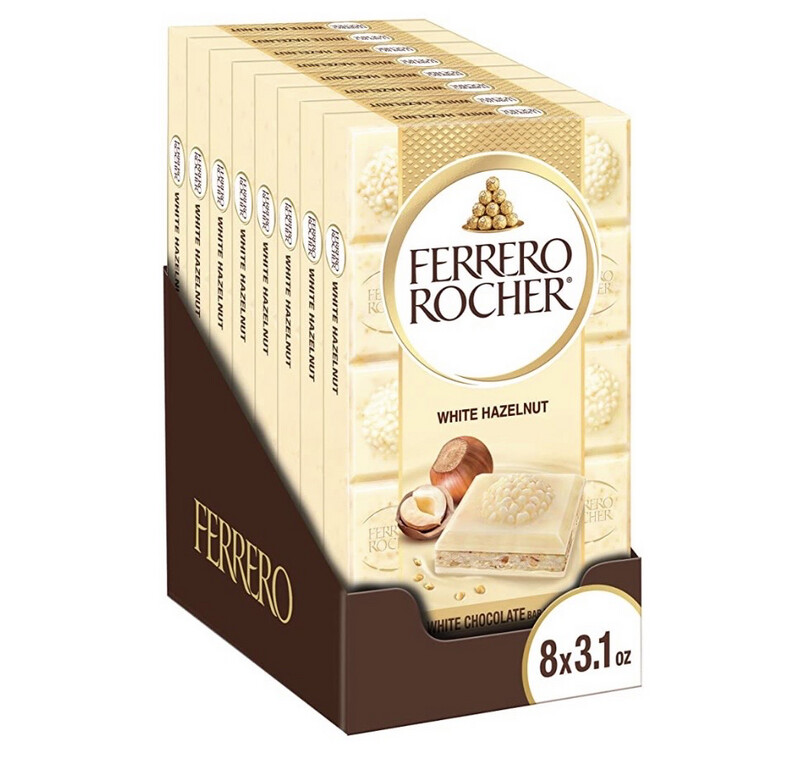 FERRERO ROCHER WHITE CHOCOLATE BAR (8PACK)