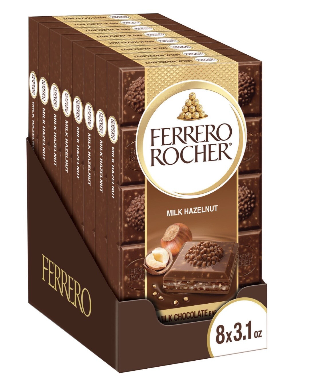 FERRERO ROCHER DARK CHOCOLATE BAR (8PACK)
