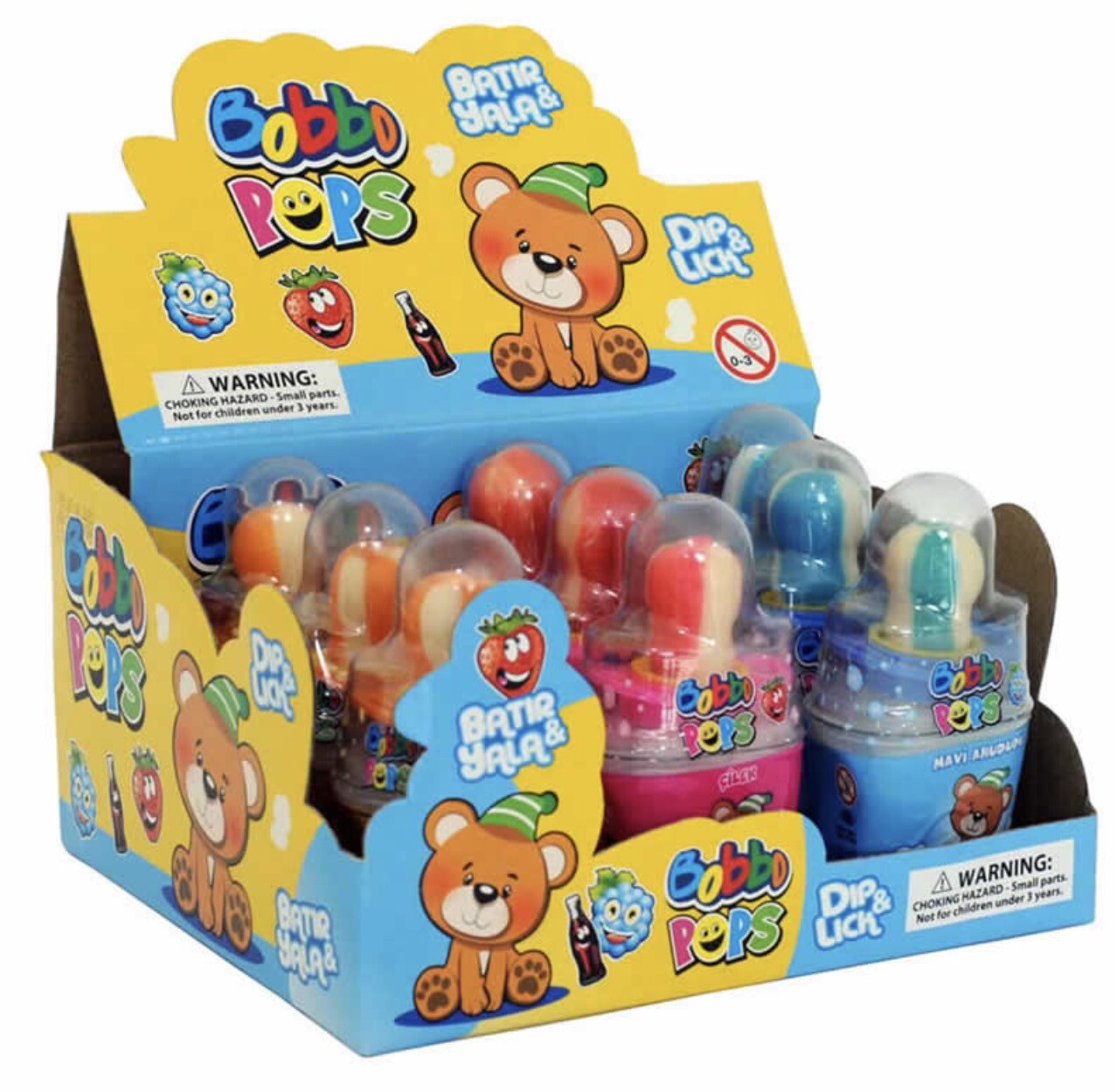 BOBBO DIP &amp; LICK POPS (12PACK)