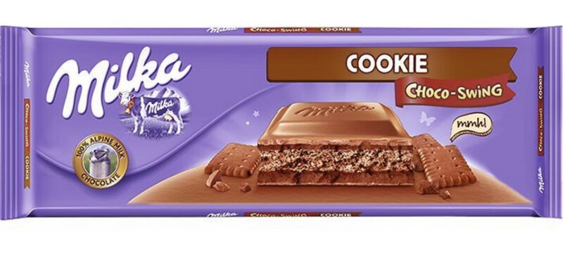 MILKA LARGE BAR CHOCO SWING (12PACK)