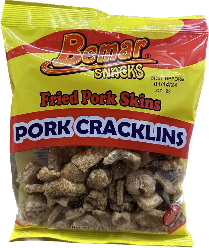 FRIED PORK SKIN CRACKLINS (24PACK)