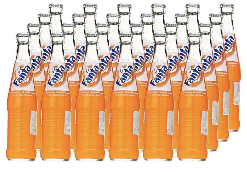 FANTA ORANGE SODA GLASS (24PACK)