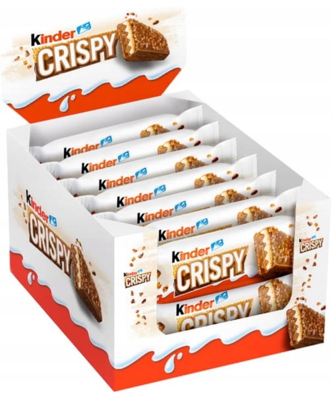 KINDER CRISPY CHOCOLATE BAR (14PACK)