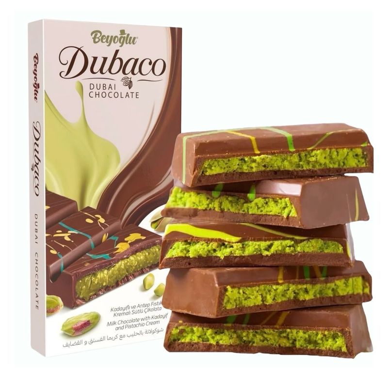 DUBAI LUXURY CHOCOLATE BAR 200GR (6PACK)