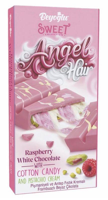 DUBAI LUXURY WHITE CHOC BAR ANGEL HAIR 200GR X6