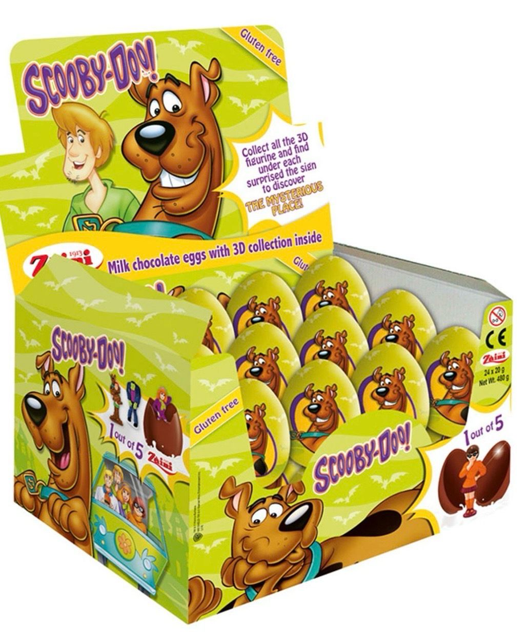 SCOOBY-DOO CHOCOLATE SURPRISE EGG X24