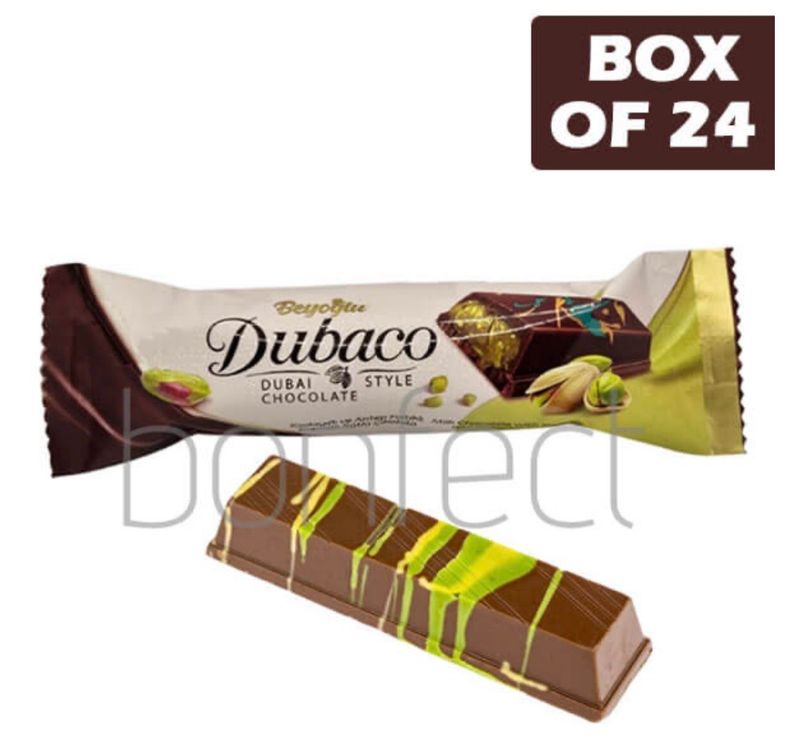 DUBAI LUXURY CHOCOLATE BAR SINGLE 35GR (24PACK)
