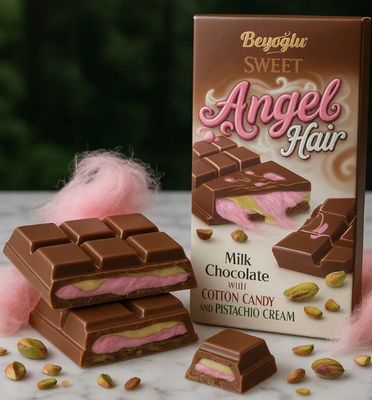 DUBAI LUXURY ANGEL HAIR MILK CHOCOLATE 200GR (6PACK)