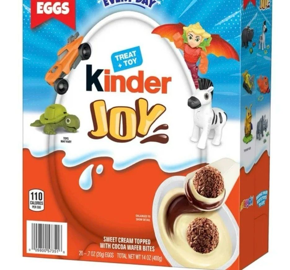 KINDER JOY EGGS (60PACK)