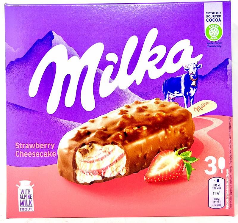 ICE CREAM MILKA STRAWBERRY T3 (8PACK)