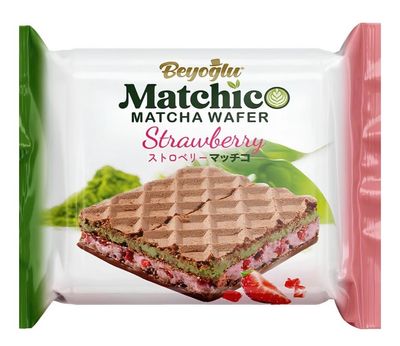 BEYOGLU MATCHA STRAWBERRY WAFER (24PACK)