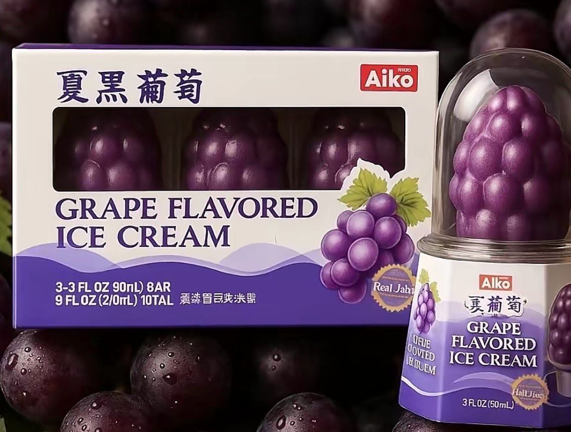 VIRAL GRAPE ICE CREAM 8X3 (24UNITS)