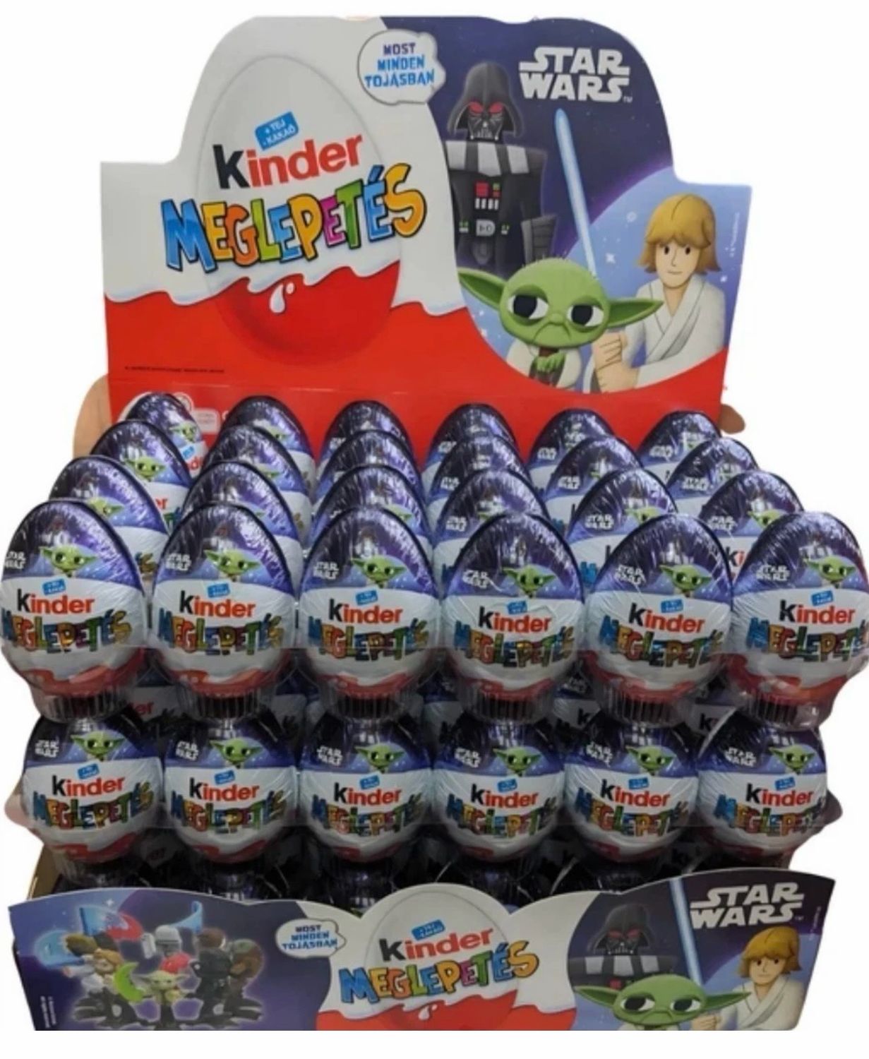 KINDER SURPRISE UNISSEX STAR WARS (72PACK)
