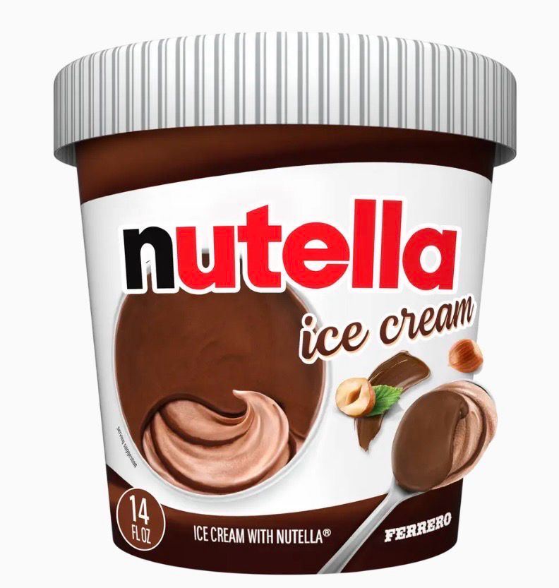 NUTELLA ICE CREAM POTE (8PACK)