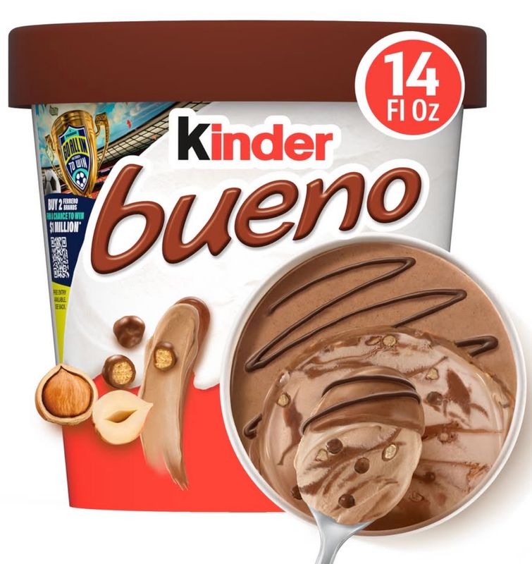 KINDER BUENO ICE CREAM POTE (8PACK)