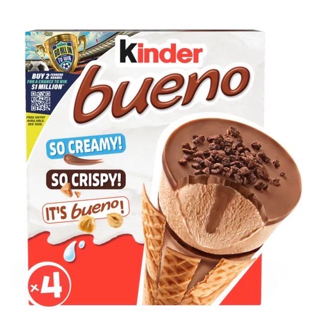 KINDER BUENO CONE T4 (6PACK)