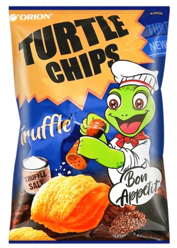 TURTLE CHIPS TRUFFLE 160GR (12PACK)