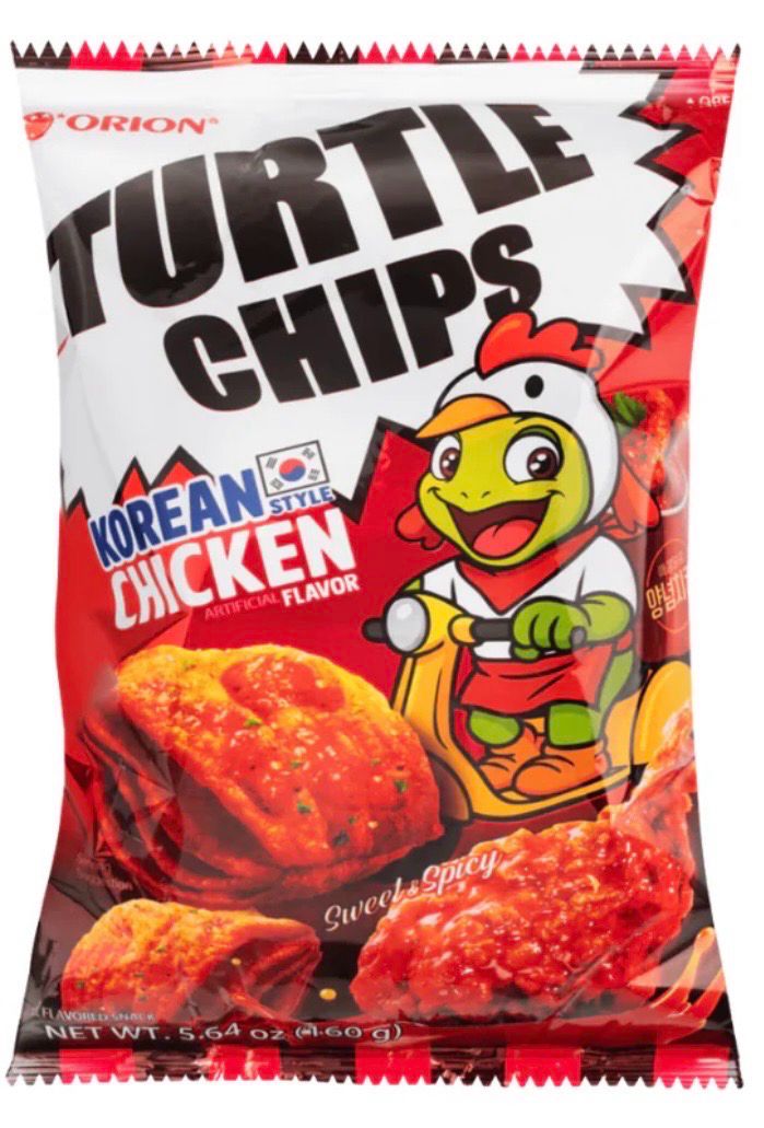 TURTLE CHIPS CHICKEN 160GR (12PACK)