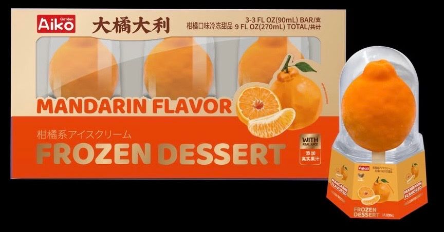 VIRAL TANGERINE ICE CREAM 8X3 (24UNITS)