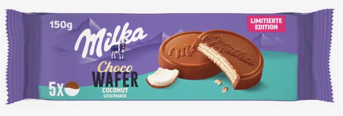 MILKA CHOCO WAFER COCONUT (14PACK)